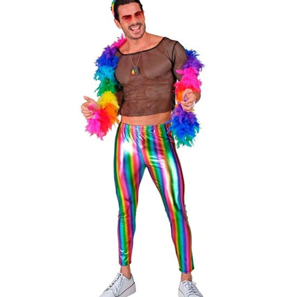 E-Carnavalskleding.nl Legging regenboog broek Thomas