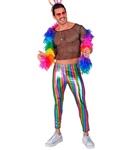 E-Carnavalskleding.nl Legging regenboog broek Thomas