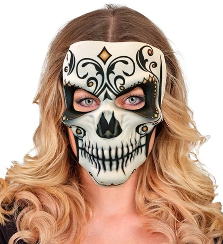 E-Carnavalskleding.nl Masker dag van de doden man Finn