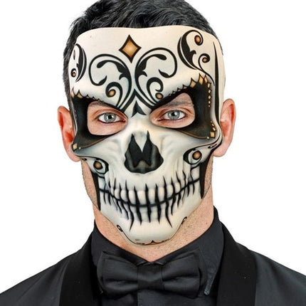 E-Carnavalskleding.nl Masker dag van de doden man Finn