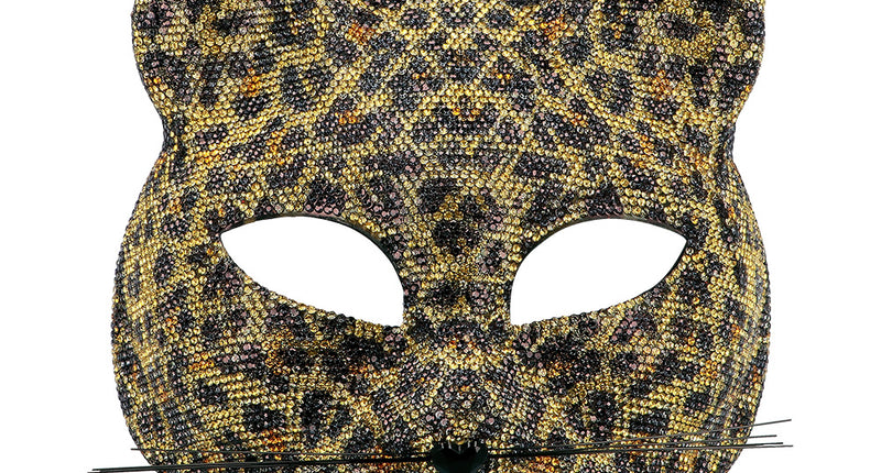 E-Carnavalskleding.nl Masker Diamond cat