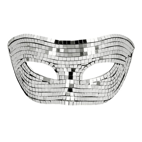 E-Carnavalskleding.nl Masker Disco zilver