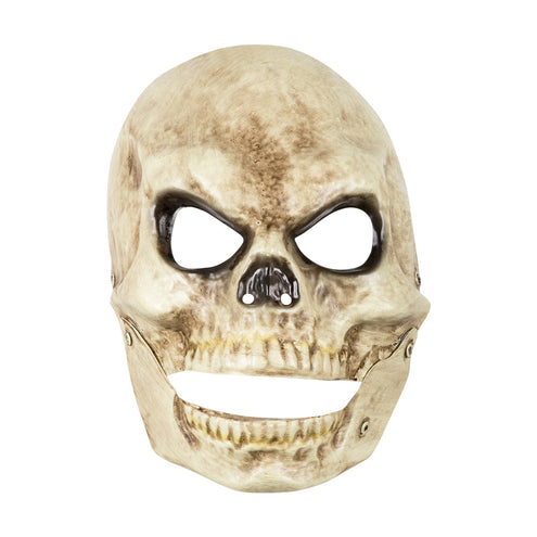 E-Carnavalskleding.nl Masker Doodshoofd met beweegbare kaak