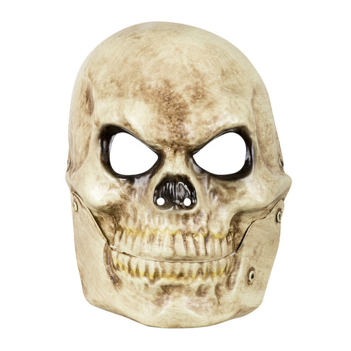E-Carnavalskleding.nl Masker Doodshoofd met beweegbare kaak