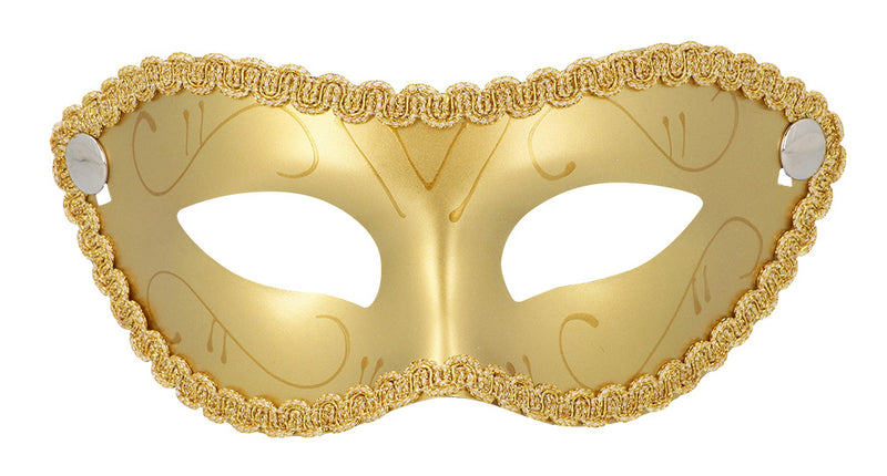 E-Carnavalskleding.nl Masker Gabriella goud