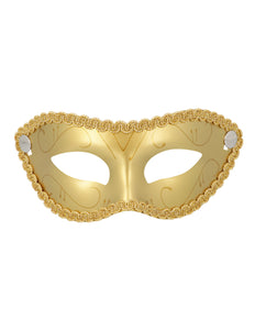 E-Carnavalskleding.nl Masker Gabriella goud
