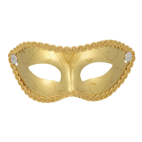E-Carnavalskleding.nl Masker Gabriella goud