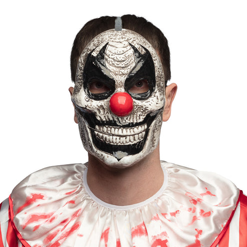 E-Carnavalskleding.nl Masker Horrible clown met beweegbare kaak