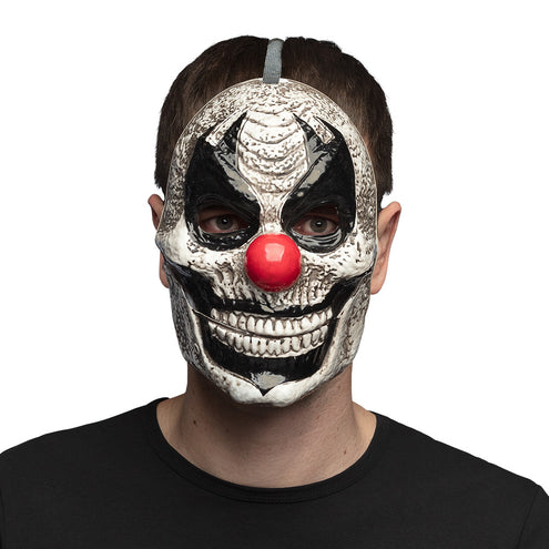 E-Carnavalskleding.nl Masker Horrible clown met beweegbare kaak
