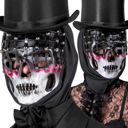 E-Carnavalskleding.nl Masker living dead met kap en nagels Ilse