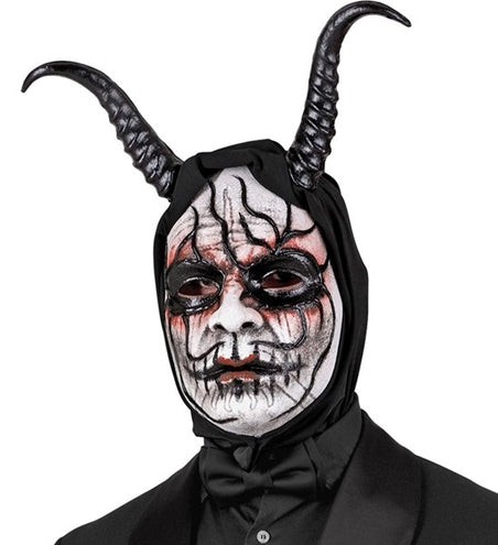 E-Carnavalskleding.nl Masker met kap theater duivel man Milan