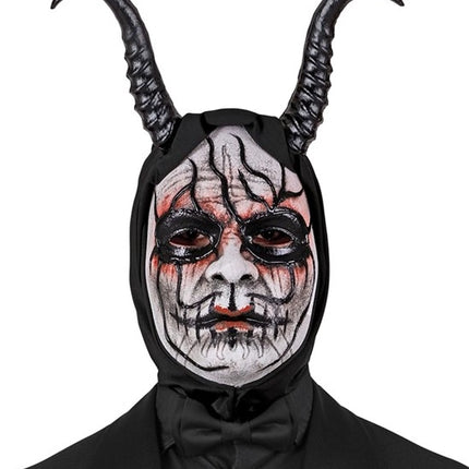 E-Carnavalskleding.nl Masker met kap theater duivel man Milan