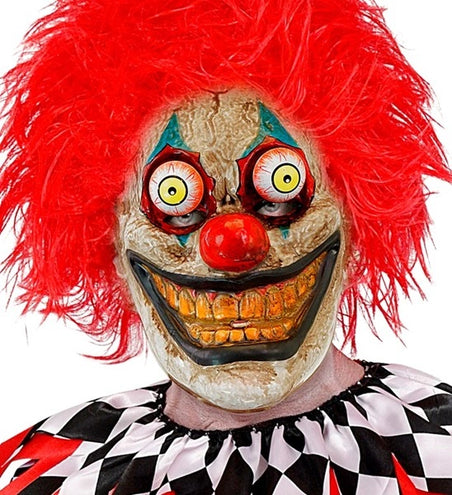 E-Carnavalskleding.nl Masker met wiebelende ogen clown Sem