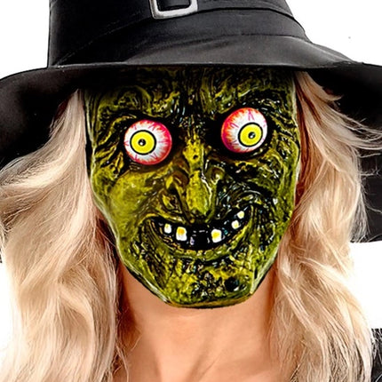 E-Carnavalskleding.nl Masker met wiebelende ogen hek Sara