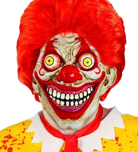 E-Carnavalskleding.nl Masker met wiebelende ogen horror clown Liv