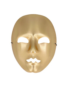 E-Carnavalskleding.nl Masker Mime goud