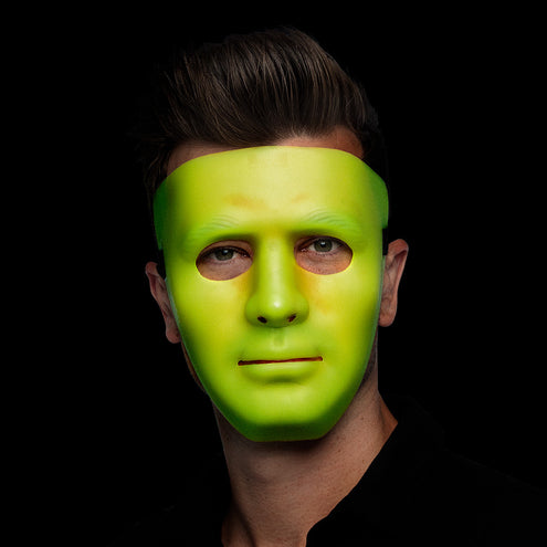E-Carnavalskleding.nl Masker mime Theater glow-in-the-dark