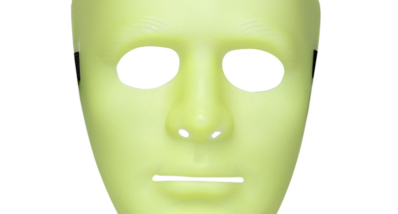 E-Carnavalskleding.nl Masker mime Theater glow-in-the-dark