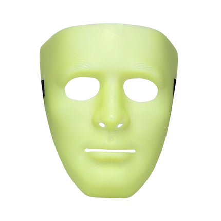 E-Carnavalskleding.nl Masker mime Theater glow-in-the-dark