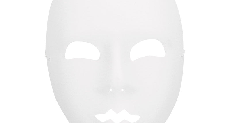 E-Carnavalskleding.nl Masker Mime wit