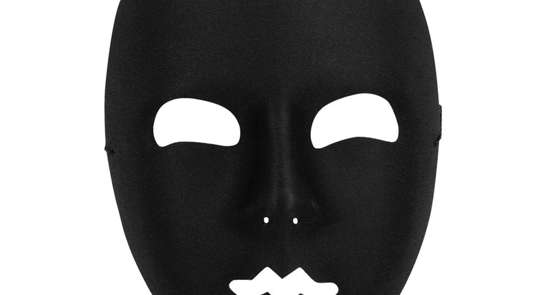 E-Carnavalskleding.nl Masker Mime zwart