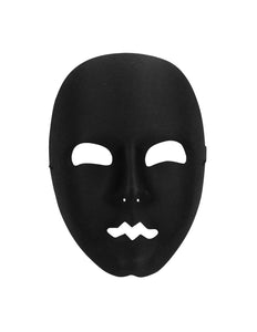 E-Carnavalskleding.nl Masker Mime zwart
