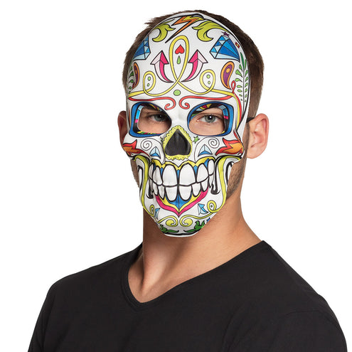 E-Carnavalskleding.nl Masker Mr Day of the Dead