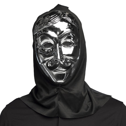 E-Carnavalskleding.nl Masker Onbekend met kap