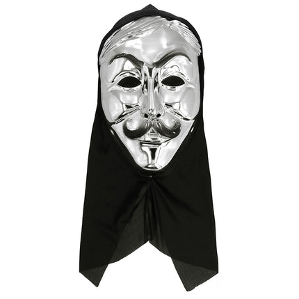 E-Carnavalskleding.nl Masker Onbekend met kap