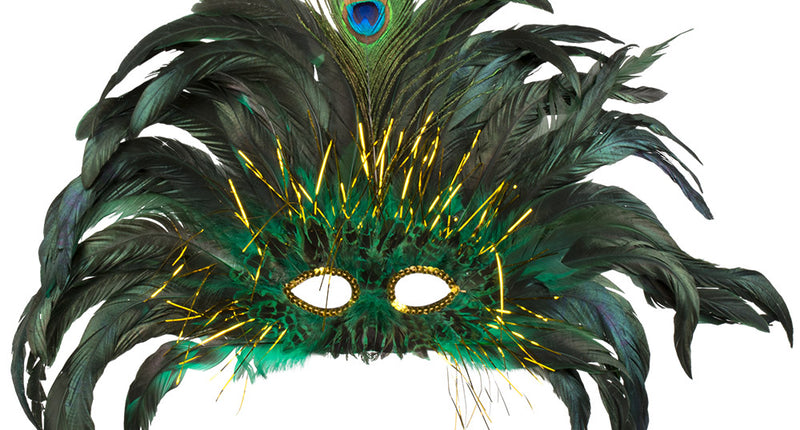 E-Carnavalskleding.nl Masker pauw Peacock queen