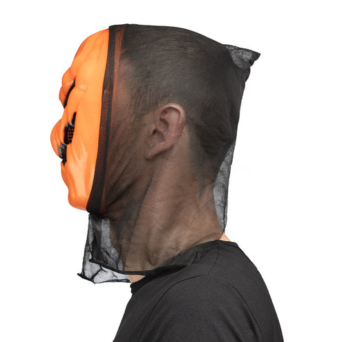 E-Carnavalskleding.nl Masker Pompoen met kap