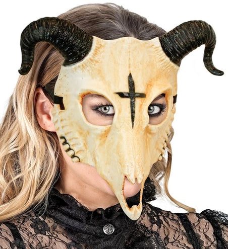 E-Carnavalskleding.nl Masker ram schedel satanisch Niek