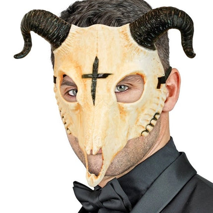 E-Carnavalskleding.nl Masker ram schedel satanisch Niek