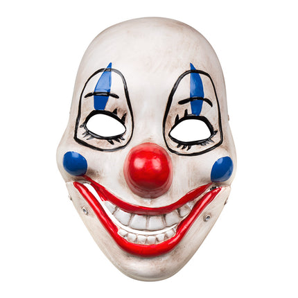 E-Carnavalskleding.nl Masker Scary clown met beweegbare kaak