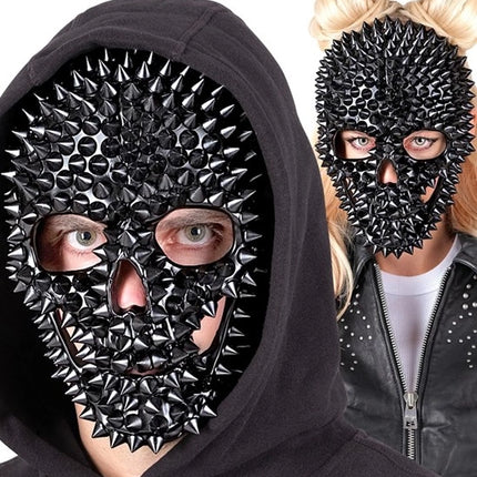 E-Carnavalskleding.nl Masker schedel zwart met nage Vera