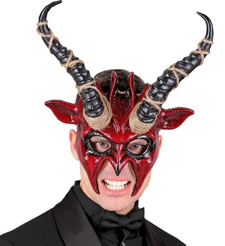 E-Carnavalskleding.nl Masker sjamaan duivel Mats