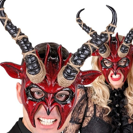 E-Carnavalskleding.nl Masker sjamaan duivel Mats