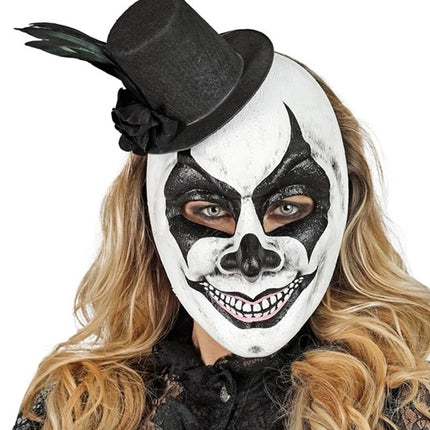 E-Carnavalskleding.nl Masker theater met hoed Maud