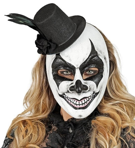 E-Carnavalskleding.nl Masker theater met hoed Maud