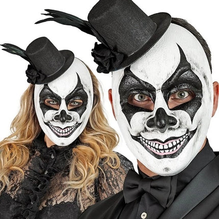 E-Carnavalskleding.nl Masker theater met hoed Maud
