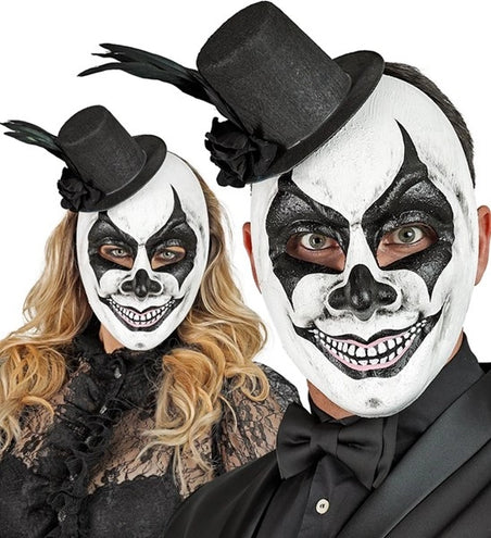 E-Carnavalskleding.nl Masker theater met hoed Maud