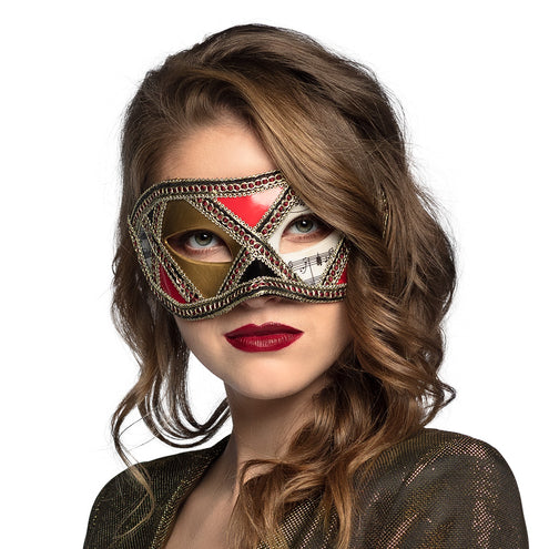 E-Carnavalskleding.nl Masker Venice scacchi