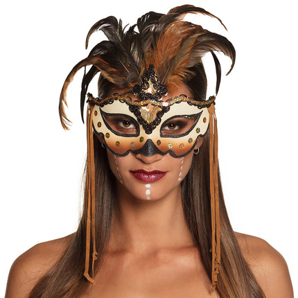 E-Carnavalskleding.nl Masker Voodoo Mamba