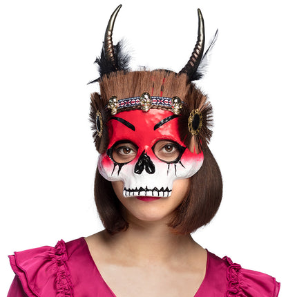 E-Carnavalskleding.nl Masker Voodoo Mawu