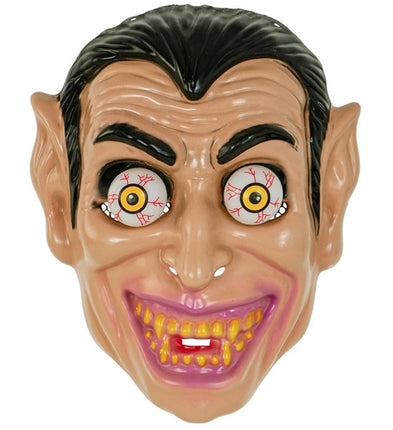 E-Carnavalskleding.nl Masker wiebelende ogen vampier hard plastic Pim