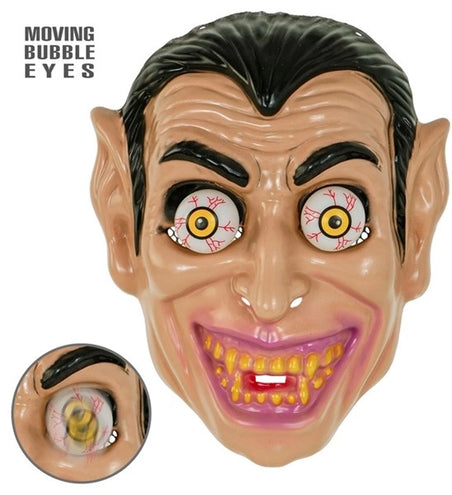 E-Carnavalskleding.nl Masker wiebelende ogen vampier hard plastic Pim