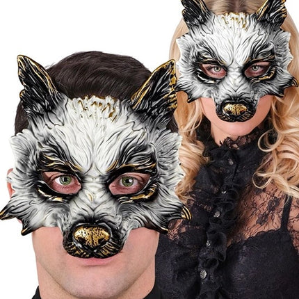 E-Carnavalskleding.nl Masker wolf Thijs