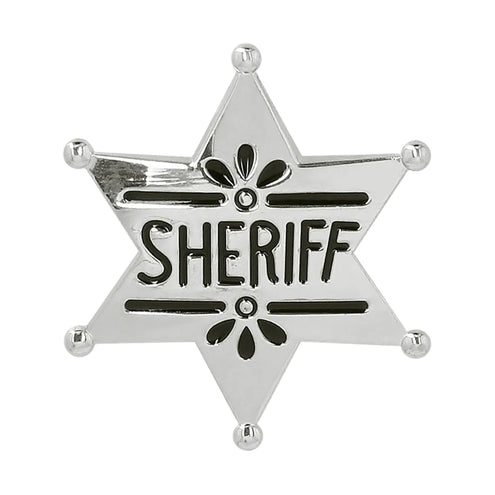E-Carnavalskleding.nl Metalen badge 'Sheriff'