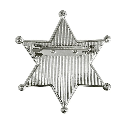 E-Carnavalskleding.nl Metalen badge 'Sheriff'
