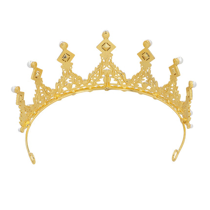 E-Carnavalskleding.nl Metalen tiara Royal Elizabeth